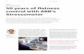 MEASUREMENT 50 years of flatness control with ABB’s ... · MEASUREMENT 50 years of flatness control with ABB’s Stressometer For 50 years, ABB’s Stressometer system has helped