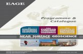 Programme & Catalogue - EAGE 15 P&C.pdf · Programme & Catalogue 21st EUROPEAN MEETING OF ENVIRONMENTAL AND ENGINEERING GEOPHYSICS near surface geoscience ... Luigi Sambuelli Politecnico