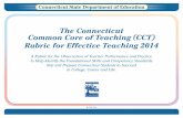 The Connecticut Common Core of Teaching (CCT) Rubric for ... · CCT Rubric for Effective Teaching 2014 ... Culturally-Responsive Education and Multi-cultural Education Duffy Miller,