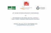 14th EIASM INTERDISCIPLINARY CONFERENCE on · 14th EIASM INTERDISCIPLINARY CONFERENCE on “INTANGIBLES AND INTELLECTUAL CAPITAL” Value Creation, Integrated Reporting and Governance