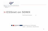 ESSnet on SDMX - Statistiska centralbyrån (SCB) · ESSnet on SDMX –Technical issues Objectives • Results have to be broadly reusable within the ESS • Software tools developed