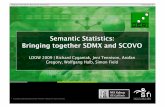 Semantic Statistics: Bringing together SDMX and SCOVOevents.linkeddata.org/ldow2010/slides/ldow2010-slides-cyganiak.pdf · Digital Enterprise Research Institute Statistical data Average