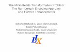The Minisatellite Transformation Problem: The Run-Length ... · The Minisatellite Transformation Problem: The Run-Length-Encoding Approach and Further Enhancements Behshad Behzadi