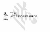 TC5X Configuration & Accessories Guide - zebra.com · 5 5-Slot ShareCradle CRD-TC51-5SC4B-01: TC5X 5-Slot Charge Only ShareCradle with 4-Slot Spare Battery Charger, charges up to