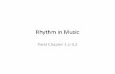 Rhythm in music - SFU.ca - Simon Fraser Universityhedberg/Rhythm_in_music.pdf · Rhythm&in&Music& • Music&oEen ... – Pianists&played&the&same&tone&sequence&setto&diﬀerent
