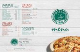 PANINIS SALADS - pizzatuttomarbella.compizzatuttomarbella.com/wp-content/uploads/2017/04/menu_en.pdf · TRIOPASTA: Lasagna,meat filled tortellini and penne mix, bolognese sauce, gouda
