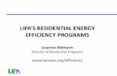 LIPA’S RESIDENTIAL ENERGY - asertti.org · The CEI was designed to be a market transformation program LIPA and NYSERDA worked together to create statewide programs like Energy Star
