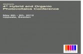 4th - blogs.cimav.edu. 2012... · The 4th International Conference on Hybrid and Organic Photovoltaics