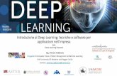 Introduzione al Deep Learning: tecniche e software per ...· Introduzione al Deep Learning: tecniche