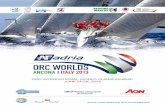ORC INTERNATIONAL WORLD CHAMPIONSHIP JUNE 21-29, … · dispositivi rilevanti le prestazioni a bordo, la cui posizione sarà meglio definita nelle Istruzioni di Regata. 4 Ammissibilità