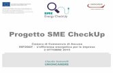 Progetto SME CheckUp Title of your presentation CheckUp... · (% imprese ricettive che le adotta) Title 8 L’indagine Unioncamere sulle strutture Asasasa ricettive 0,0 5,0 10,0 15,0