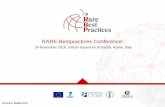 RARE-Bestpractices Conferenceold.iss.it/binary/cnmr4/cont/09_RBPconference_sBaldovino.pdf · RARE-Bestpractices Conference 24 November 2016, Istituto Superiore di Sanità, Rome, Italy