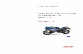 AiM User Guide Kit for EVO4, Solo and SoloDL on Yamaha R1 ... · • Yamaha R1 1000cc 2004-2013 • Yamaha R6 600cc 2004-2013 Warning: AiM recommends not to remove the bike stock