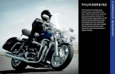tHUNderbird S rie SSO cce A derbird tHUN · tHUNderbird the thunderbird is the ideal starting point for creating a personalized custom cruiser. With two distinct accessory themes,