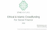 Ethical & Islamic Crowdfunding - AlHuda CIBEalhudacibe.com/gimf2016/images/presentations/Umar Munshi.pdf · Crowdfunding Platform focused on Social Impact Developments Award-winning