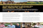 The Ultimate Napa Adventure with Canada’s Wine Expert ...greatkitchenparty.com/docs/2018/trips/CGKP2018_National_Napa_-_v... · French Laundry, Bouchon, REDD, Bistro Don Giovanna,