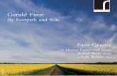 Gerald Finzi By Footpath and Stile - resonusclassics.com · By Footpath and Stile Music for string quartet by Gerald Finzi (1901-1956) Finzi Quartet Sara Wolstenholme violin 1 Natalie