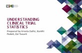 UNDERSTANDING CLINICAL TRIAL STATISTICS - … · UNDERSTANDING CLINICAL TRIAL STATISTICS. Prepared by Urania Dafni, Xanthi Pedeli, Zoi Tsourti