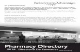 KelseyCare Pharmacy Directory Full 10 09 2017-Final · This pharmacy directory was updated on 08/01/2017. For more recent information or other questions, For more recent information