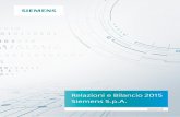Relazioni e Bilancio ˜˚˛˝ Siemens S.p.A. · le relazioni con i clienti, i fornitori si trasformeranno, ex con-correnti scompariranno e nuovi soggetti entreranno nel mer-cato.