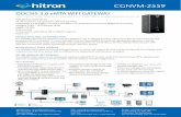 CGNVM-2559 - Hitron Technologies Americas Inc. · P/N: CGNVM-2559_2015_1A - Issued Sep. 2015- Speci˛cations subject to change without further notice - Trademarks owned by Hitron