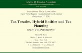 Tax Treaties, Hybrid Entities and Tax Planning - MQR&A · 1 International Fiscal Association New York Region International Tax Seminar November 17, 2005 Tax Treaties, Hybrid Entities