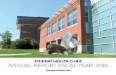 University of Northern Iowa - health.uni.edu · practice physicians and physicians assistants provided 11,300 visits to our students. promoting responsible habits health of the campus.