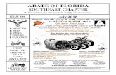 ABATE OF FLORIDA - ABATESE · 6 ABATE of Florida, Inc - Southeas t Chapter - REMINDER - Membership Due For June 2016 - Welcome New Members For May Max Asman Julio Aspillaga