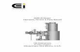 HHW-40 Heater Operation, Service & Parts Manual · C16-003, CEI HHW-40 Heater Overview 3 Overview The HHW-40 Heater is an on-demand heater meaning the burner is fired to heat only