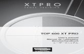 TOP 600 XT PRO - Technogym Direct · Top 600 XT PRO Top 600 is an innovative equipment that is part of the Technogym XT PRO line. These equipments have been conceived to offer cardiovascular