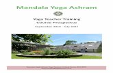 Mandala Yoga Ashram · shankhaprakshalana (short lagoo and full form), kapalbhati and trataka. 6 Mandala Yoga Ashram: Yoga Teacher Training Course 2019-2021 Meditation techniques