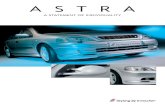 i305096 GB-Vaux Astra-G 09/03 (Page 4) · ASTRA SALOON That classic look. Rear spoiler (wing type) i 20 01 411, rear lower skirt i 20 01 456, rear silencer i 20 08 004, side sills