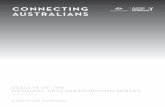 CONNECTING AUSTRALIANS - australiacouncil.gov.au · The report also includes expert commentary from Pino Migliorino on the arts and cultural diversity, Megan Brownlow on the arts
