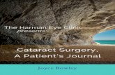 Cataract Surgery, A Patient's Journal .Cataract Surgery: A Patient’s Journal Cataract surgery.