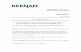 A new era for KEENAN as they announce their intention to collaborate wit · 2016-11-17 · Press Contacts: press@alltech.com Maeve Desmond, +353 86 012 1020 Media Release Nov. 16,