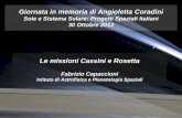 Giornata in memoria di Angioletta Coradini - INAF · Giornata in memoria di Angioletta Coradini Sole e Sistema Solare: Progetti Spaziali Italiani 30 Ottobre 2012. ... Sistema Solare.