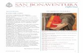 Newsletter della Pontificia Facoltà Teologica “San Bonaventura ... · celeberrimo Cantico di frate Sole di san Francesco è senza alcun dubbio espressione di una notevole creatività