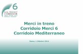 Merci in treno Corridoio Merci 6 Corridoio Mediterraneo · Governance dei Corridoio Merci Executive board (Ministeri) Management board (Gestori Infrastruttura e Allocation Body) Gruppi