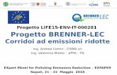 Progetto LIFE15-ENV-IT-000281 Progetto BRENNER-LEC - im.cnr.it · Veicoli leggeri – fattori di emissione NOx in funzione della ... Napoli 21-22.05.2018 Progetto BRENNER-LEC Corridoi