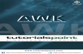 AWK - Clemson University · AWK i About the Tutorial This tutorial takes you through AWK, one of the most prominent text-processing utility on GNU/Linux. It is very powerful and uses