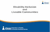 Disability Inclusion and Liveable Communities - lgnsw.org.au · A collaborative community directory style database which many Local Councils use online to house their community directory.