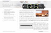 DM80-DANTE - media.music-group.com · 2 of 4 Product Information Document Dante Expansion Module with 16 x 32 Channels, Additional ULTRANET Audio Networking and Ethernet Connectivity