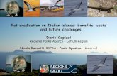 Rat eradication on Italian islands: benefits, costs and ... · Rat eradication on Italian islands: benefits, costs and future challenges Dario Capizzi Regional Parks Agency - Latium