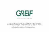 ACQUISITION OF CARAUSTAR INDUSTRIESs2.q4cdn.com/941501578/files/doc_presentations/2018/12/20181220... · Strengthening its Leadership in Industrial Packaging . December 20, 2018 ...