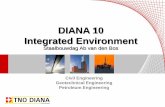 DIANA 10 Integrated Environment - bouwenmetstaal.nl · DIANA 10 Integrated Environment Staalbouwdag Ab van den Bos Civil Engineering Geotechnical Engineering Petroleum Engineering