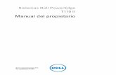 Sistemas Dell PowerEdge T110 II - Abasteo.mx ... · Sistemas Dell PowerEdge T110 II Manual del propietario Modelo reglamentario Serie E11S Tipo reglamentario E11S002