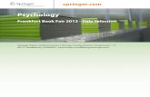 Psychology - static.springer.com · springer.com 3 behavior skills and reduce problems in and outside class. Practical step-by-step guidelines for creating and implementing programs