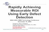 World-Class Quality Rapidly Achieving Measurable ROI Using ... · World-Class Quality Rapidly Achieving Measurable ROI ... For each project: • how many total defects ... (effort