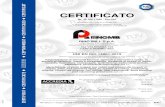 CERTIFICATO · CERTIFICATO Nr 50 10 0 11386 - Rev.002 Si attesta che / This is to certify that IL SISTEMA DI GESTIONE AMBIENTALE DI THE ENVIRONMENTAL MANAGEMENT SYSTEM OF