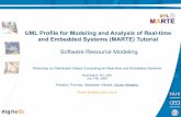 UML Profile for MARTE Tutorial - omg.org · UML Profile for Modeling and Analysis of Real-time and Embedded Systems (MARTE) Tutorial Software Resource Modeling Workshop on Distributed